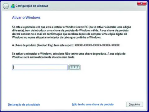 ativando o windows 10