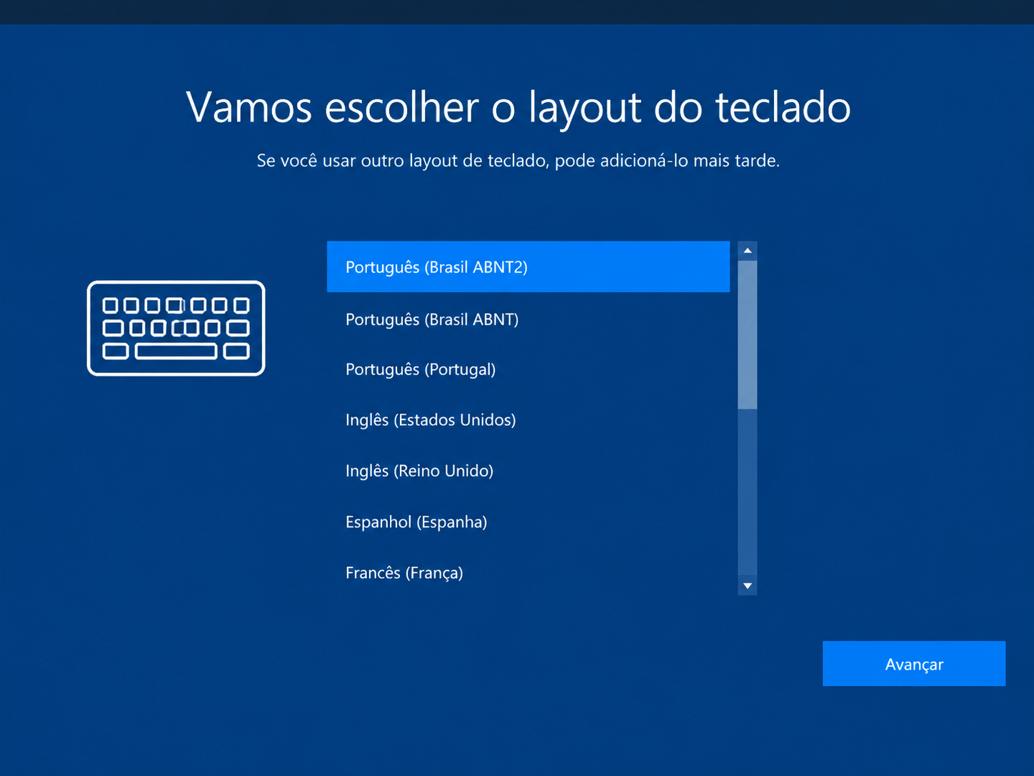 configurando o windows 10
