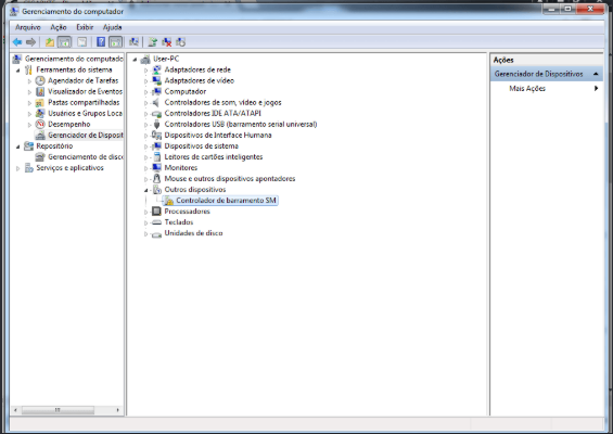 gerenciador de dispositivo drivers